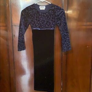 Amy Byer. Girls blue velvet dress